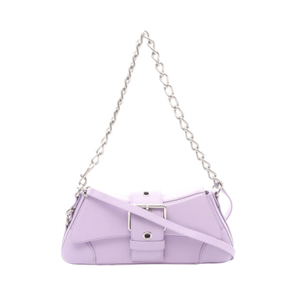 LINDSAY BAG 2WAY ショルダーバッグ レザー ライトパープル バレンシアガ バッグ BALENCIAGA
