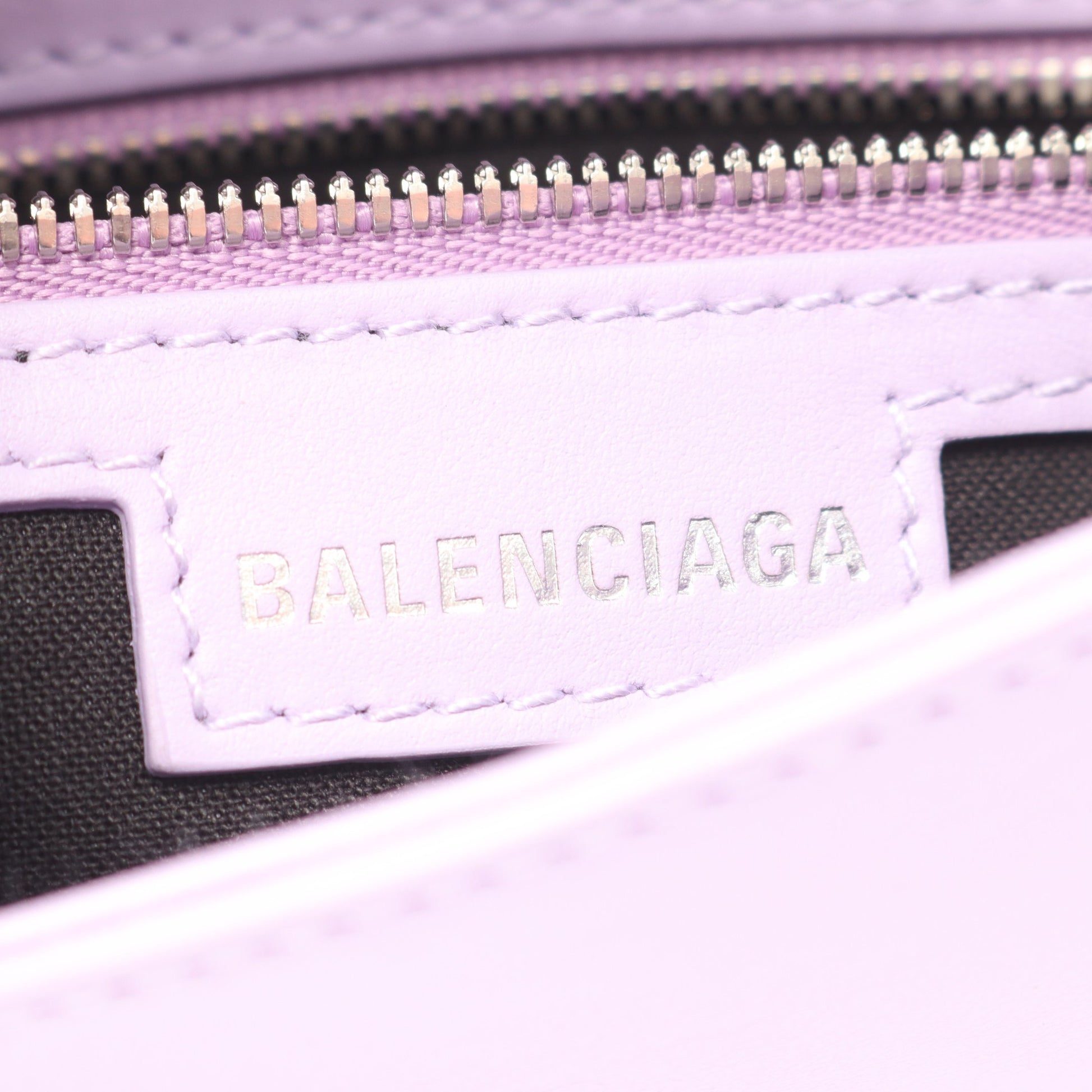 LINDSAY BAG 2WAY ショルダーバッグ レザー ライトパープル バレンシアガ バッグ BALENCIAGA