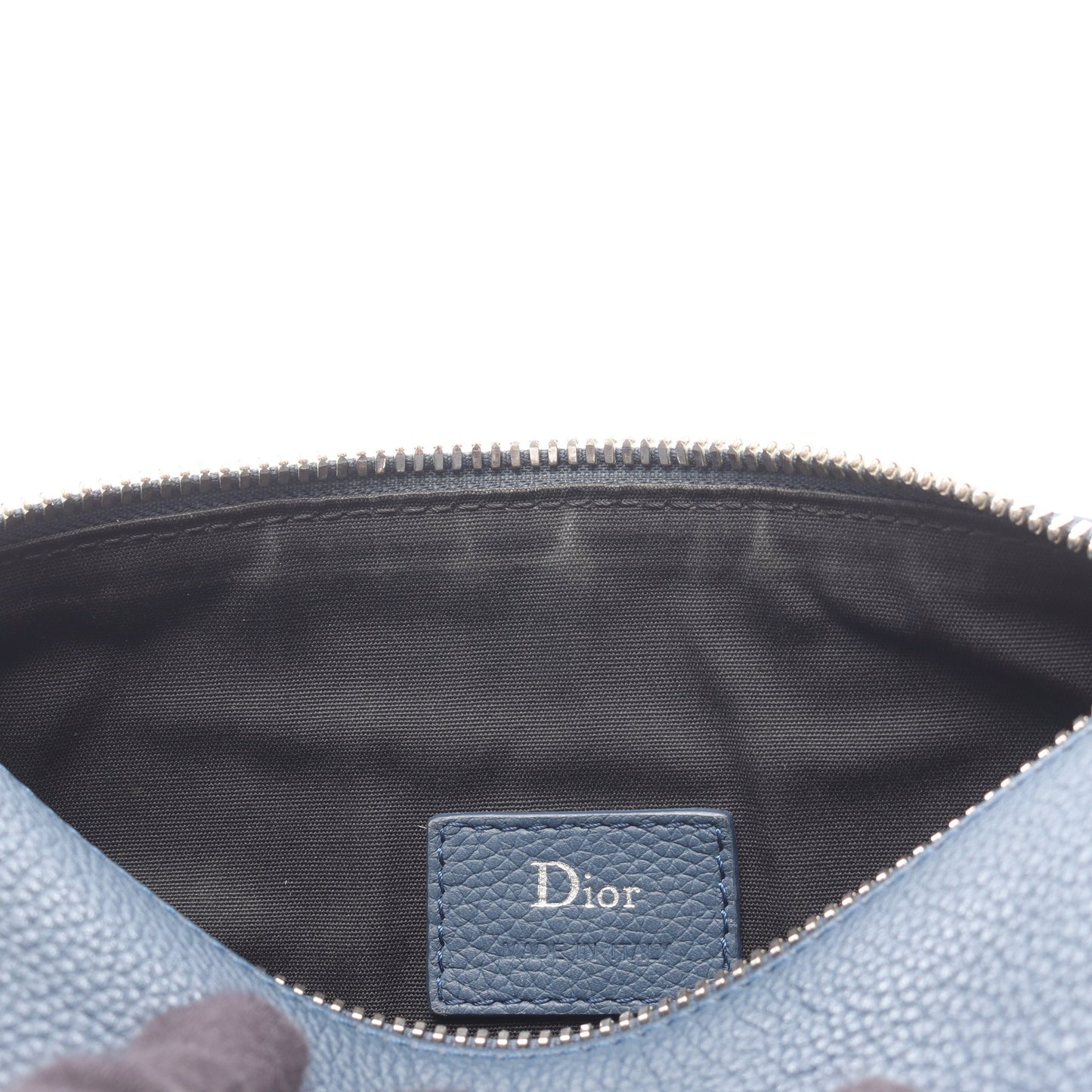 アトリエ ローラー ショルダーバッグ レザー ブルー クリスチャンディオール バッグ Christian Dior