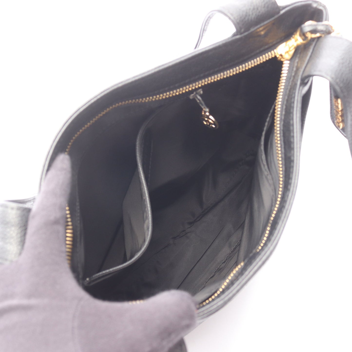 ショルダーバッグ トートバッグ キャビアスキン ブラック ゴールド金具 シャネル バッグ CHANEL