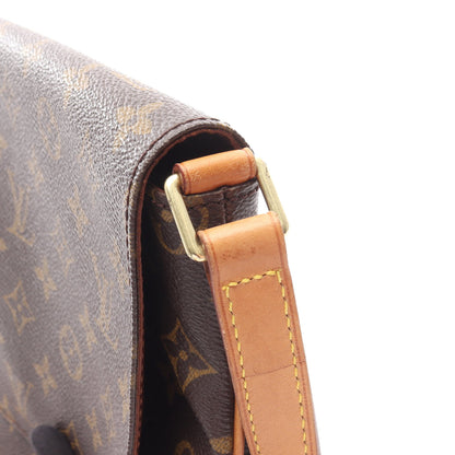 ミュゼットタンゴ ショートストラップ モノグラム ショルダーバッグ PVC レザー ブラウン ルイヴィトン バッグ LOUIS VUITTON