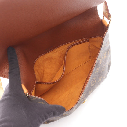 ミュゼットタンゴ ショートストラップ モノグラム ショルダーバッグ PVC レザー ブラウン ルイヴィトン バッグ LOUIS VUITTON