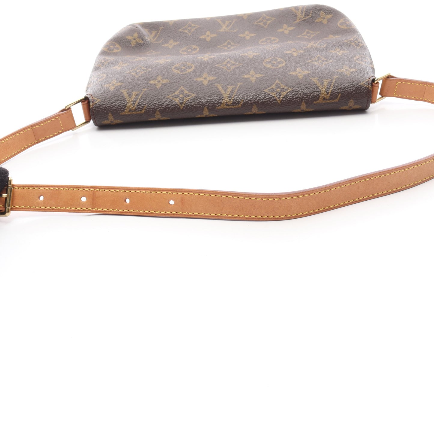 ミュゼットタンゴ ショートストラップ モノグラム ショルダーバッグ PVC レザー ブラウン ルイヴィトン バッグ LOUIS VUITTON
