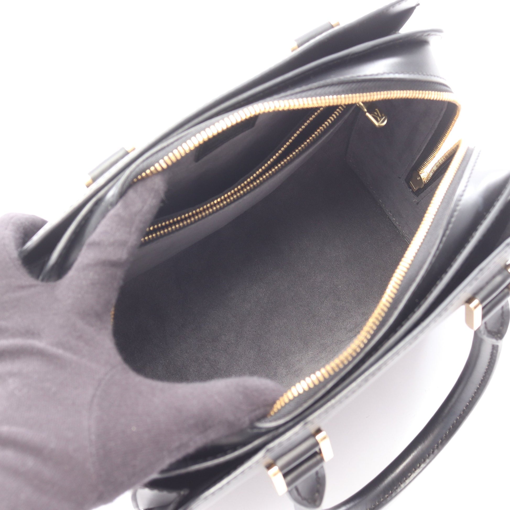 ポンヌフ エピ ノワール ハンドバッグ レザー ブラック ルイヴィトン バッグ LOUIS VUITTON