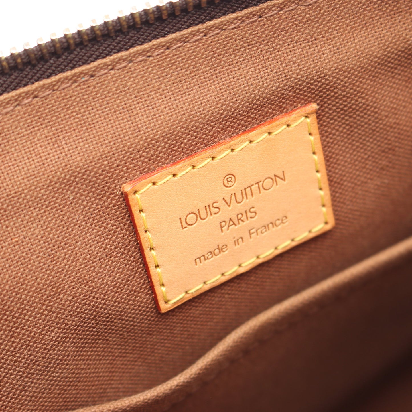 ポパンクール オ モノグラム ショルダーバッグ トートバッグ PVC レザー ブラウン ルイヴィトン バッグ LOUIS VUITTON