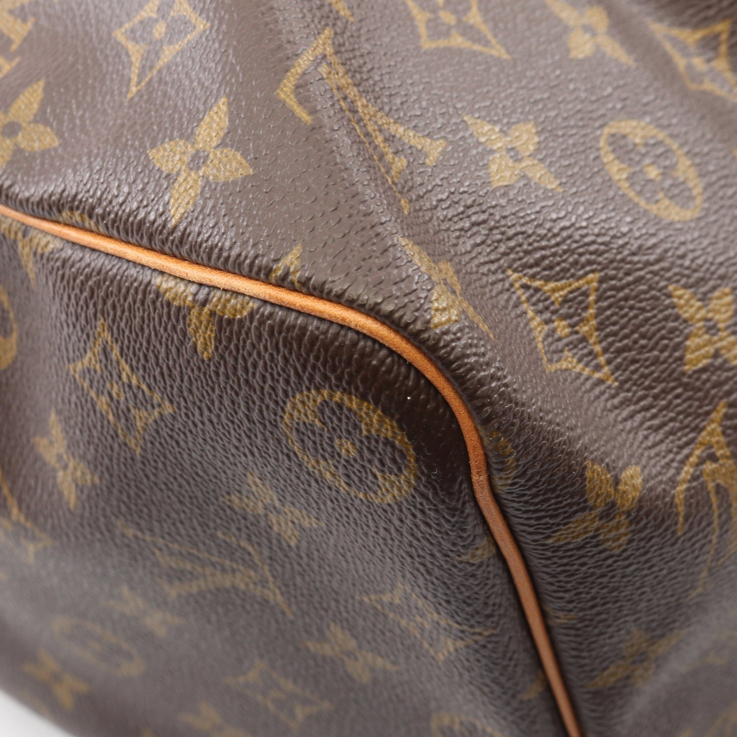 キーポル45 モノグラム ボストンバッグ PVC レザー ブラウン ルイヴィトン バッグ LOUIS VUITTON