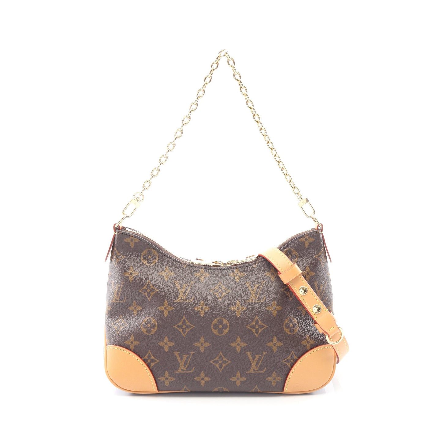 ブーローニュ NM モノグラム 2WAY チェーンハンドバッグ PVC レザー ブラウン ルイヴィトン バッグ LOUIS VUITTON