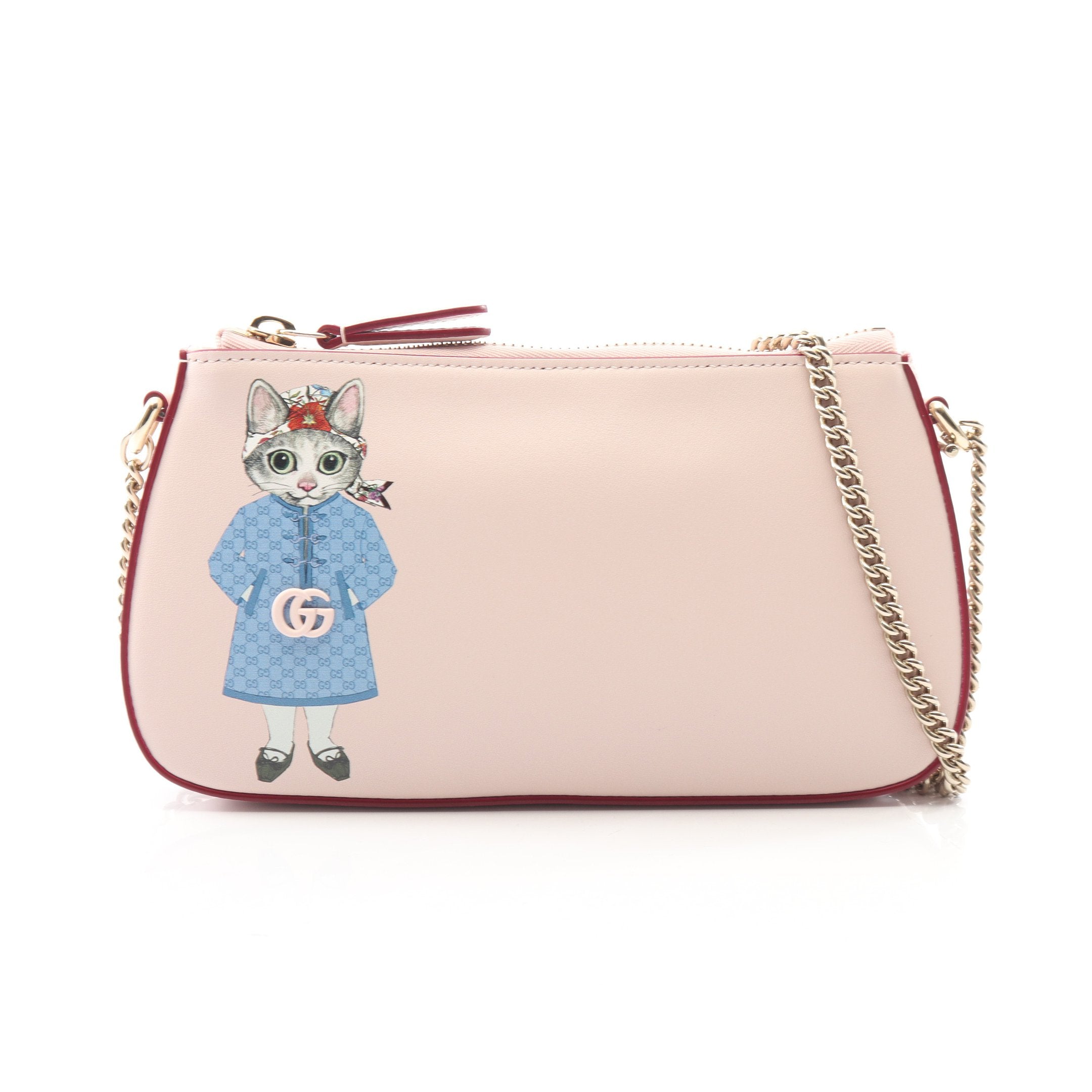 GUCCI × ヒグチユウコ スモール チェーンショルダーバッグ レザー