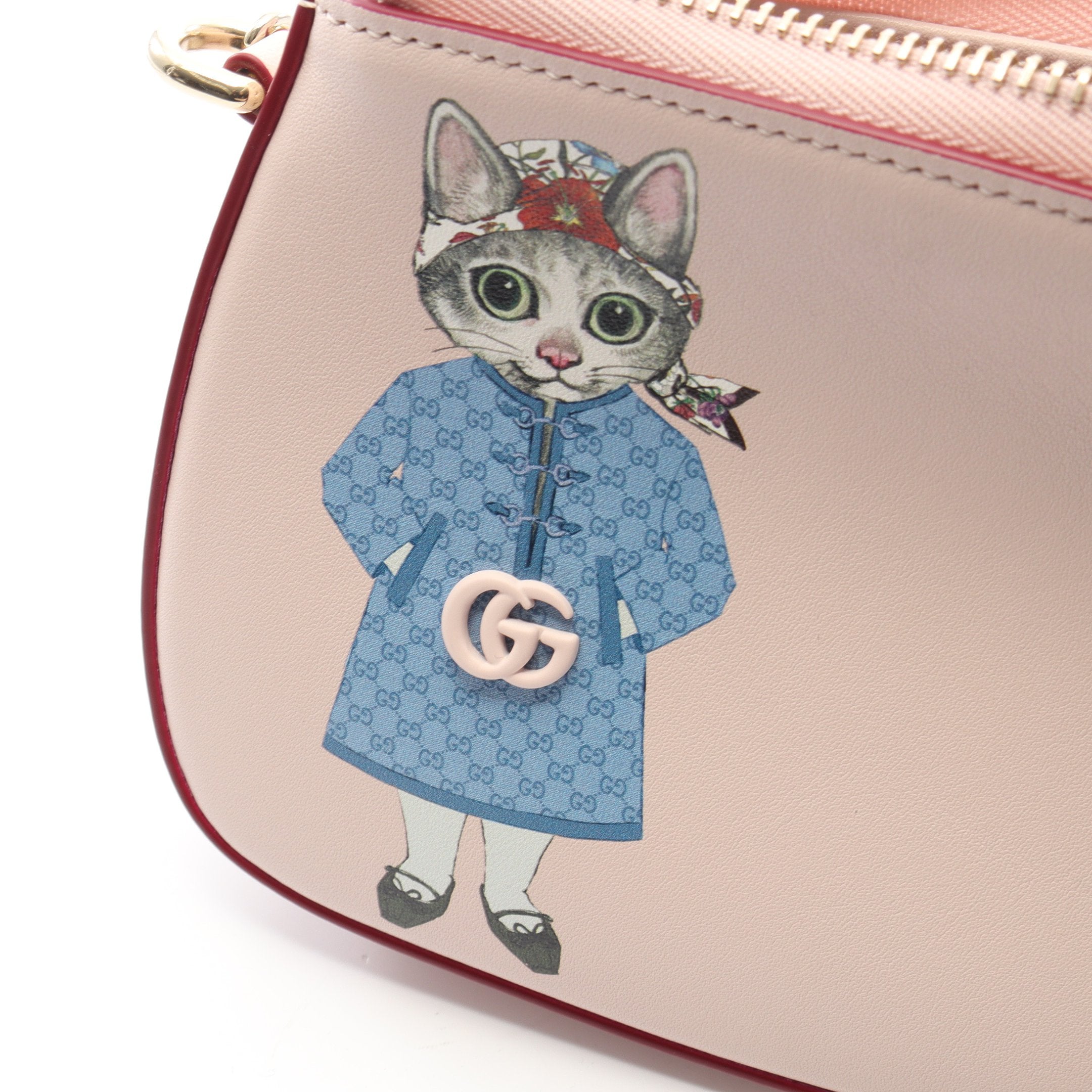 GUCCI × ヒグチユウコ スモール チェーンショルダーバッグ レザー