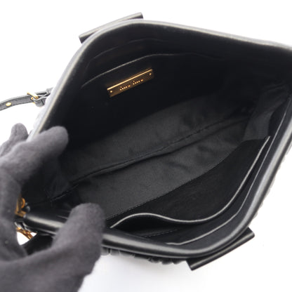 マテラッセ ショルダーバッグ レザー ブラック ミュウミュウ バッグ miu miu