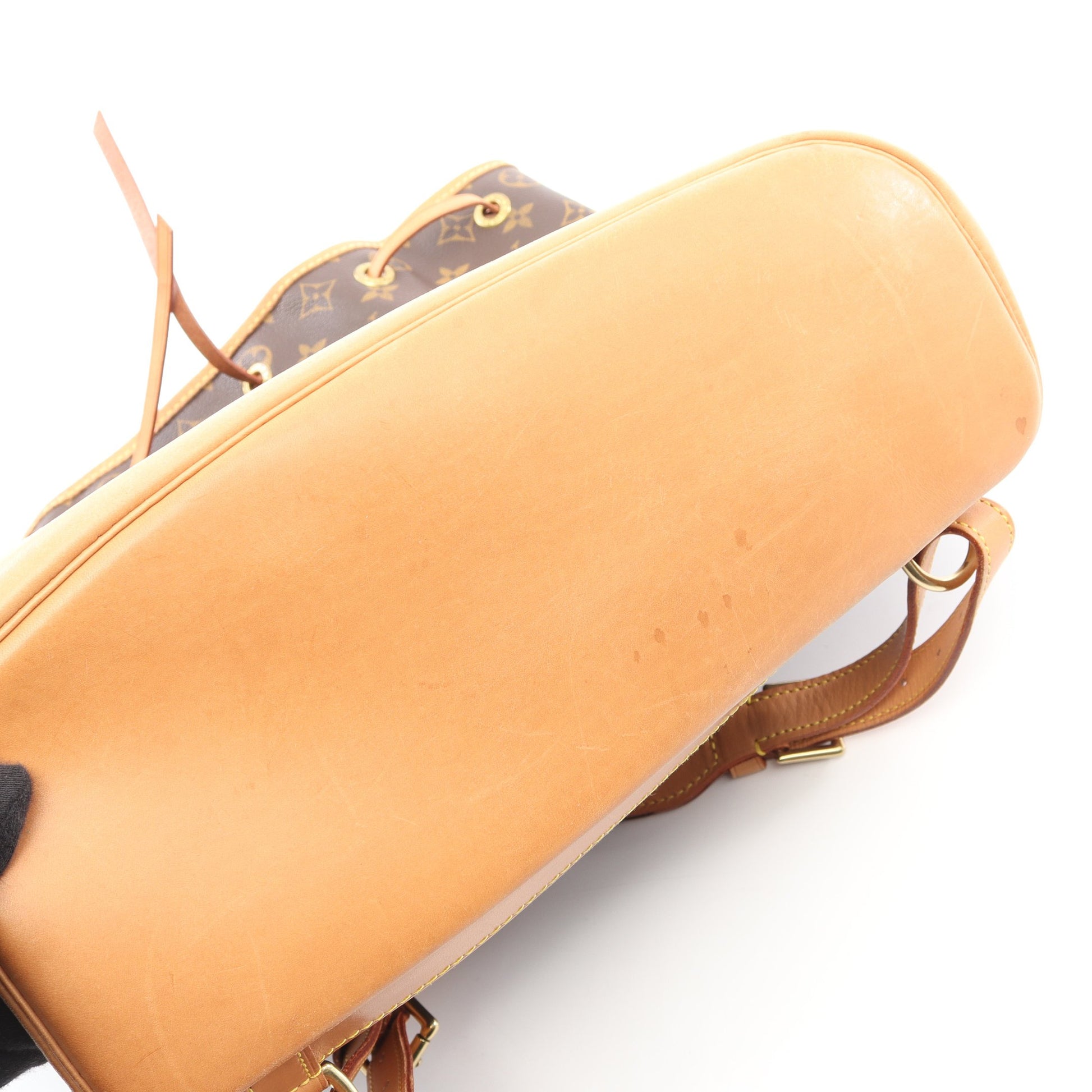 モンスリGM モノグラム バックパック リュックサック PVC レザー ブラウン ルイヴィトン バッグ LOUIS VUITTON