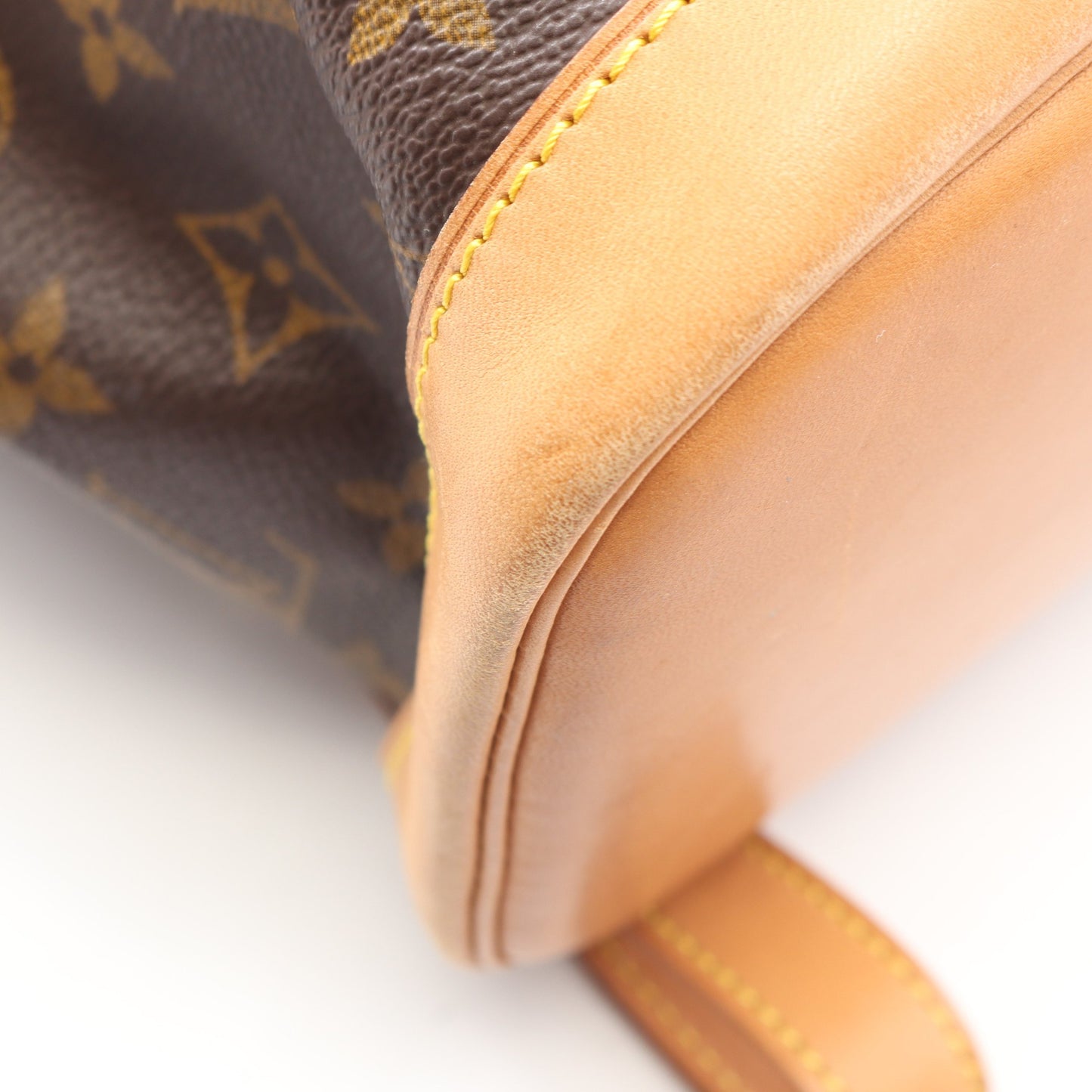 モンスリGM モノグラム バックパック リュックサック PVC レザー ブラウン ルイヴィトン バッグ LOUIS VUITTON