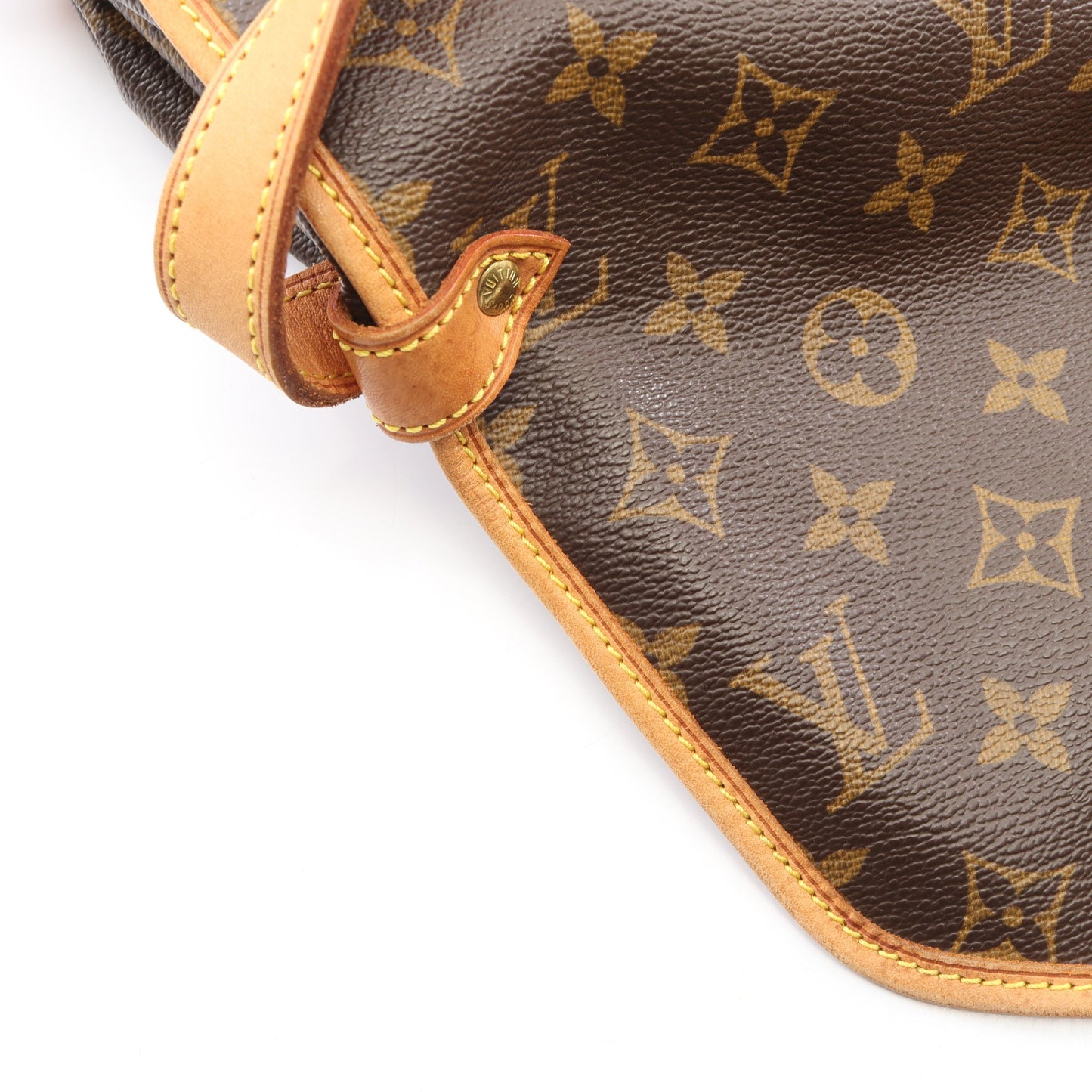 ソミュール30 モノグラム ショルダーバッグ PVC レザー ブラウン ルイヴィトン バッグ LOUIS VUITTON