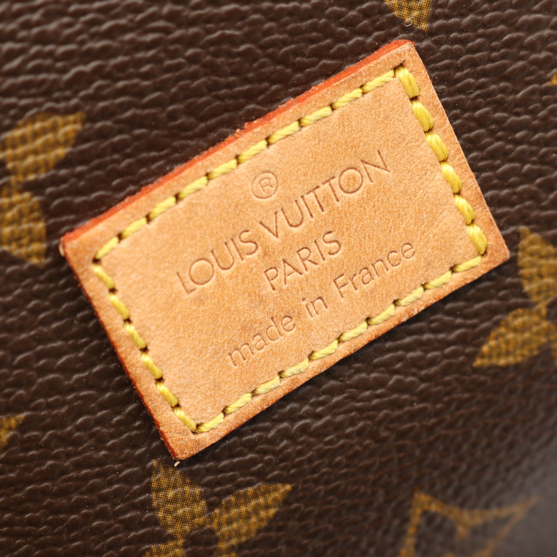 ソミュール30 モノグラム ショルダーバッグ PVC レザー ブラウン ルイヴィトン バッグ LOUIS VUITTON