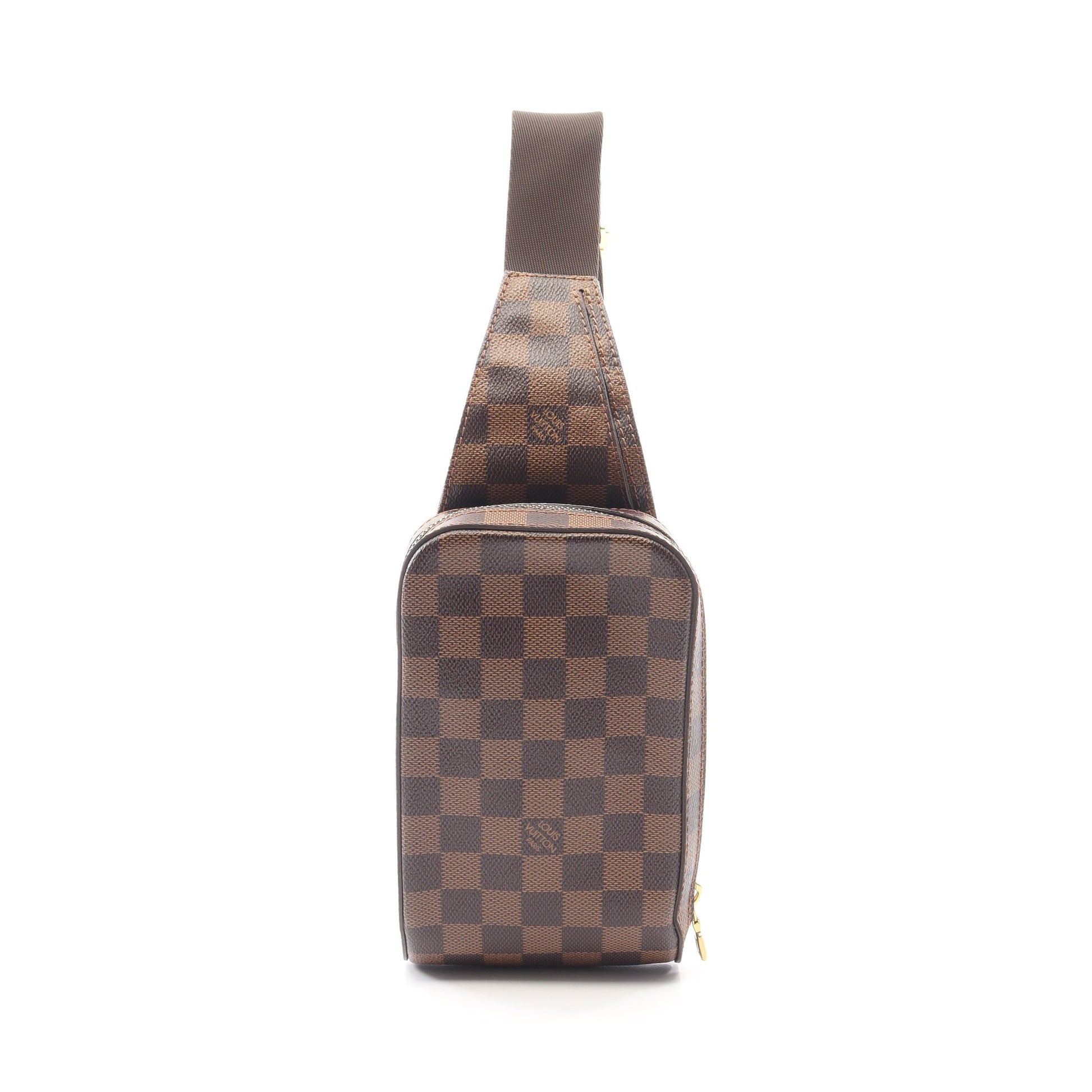 ジェロニモス ダミエエベヌ ボディバッグ PVC ブラウン ルイヴィトン バッグ LOUIS VUITTON