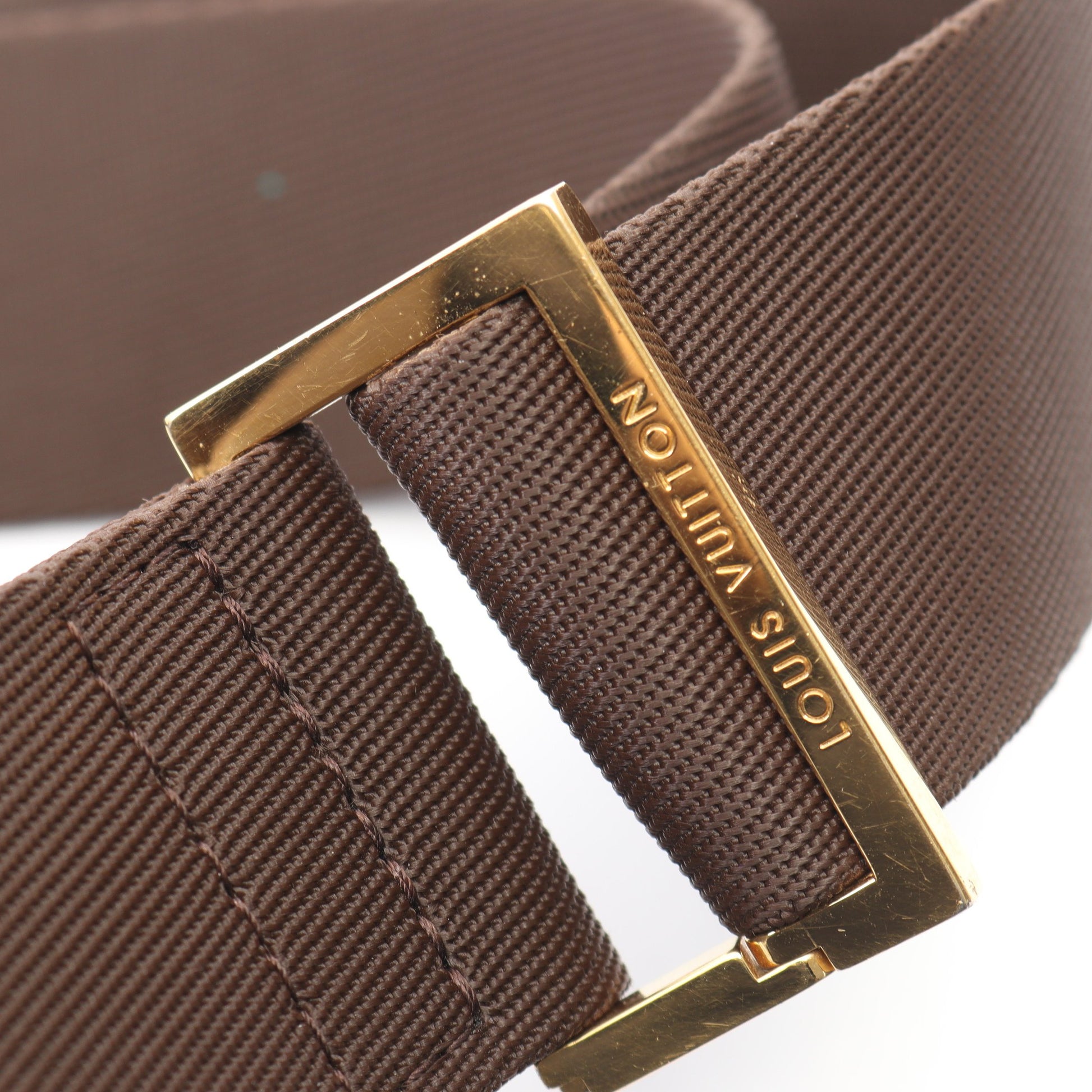 ジェロニモス ダミエエベヌ ボディバッグ PVC ブラウン ルイヴィトン バッグ LOUIS VUITTON