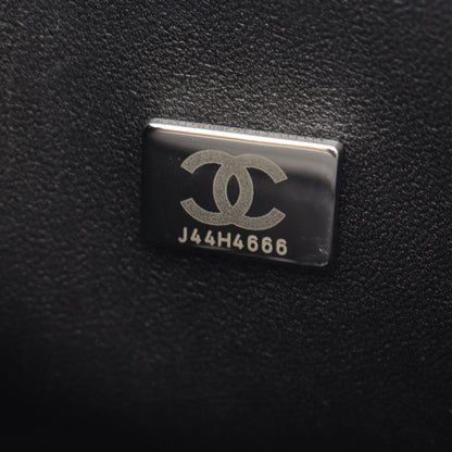 ボーイシャネル チェーンショルダーバッグ キャビアスキン ブラック シルバー金具 シャネル バッグ CHANEL