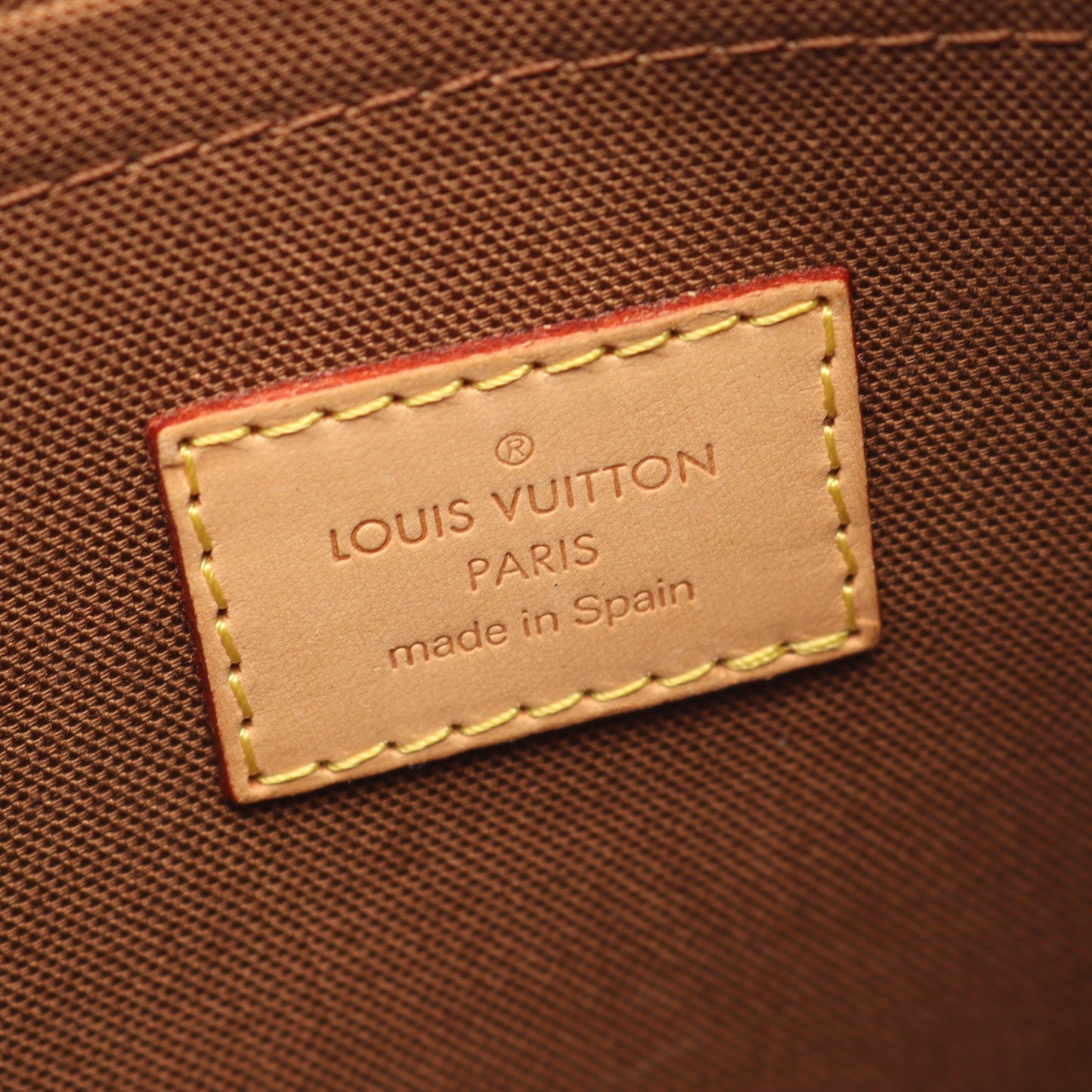 オデオンPM モノグラム ショルダーバッグ PVC レザー ブラウン ルイヴィトン バッグ LOUIS VUITTON