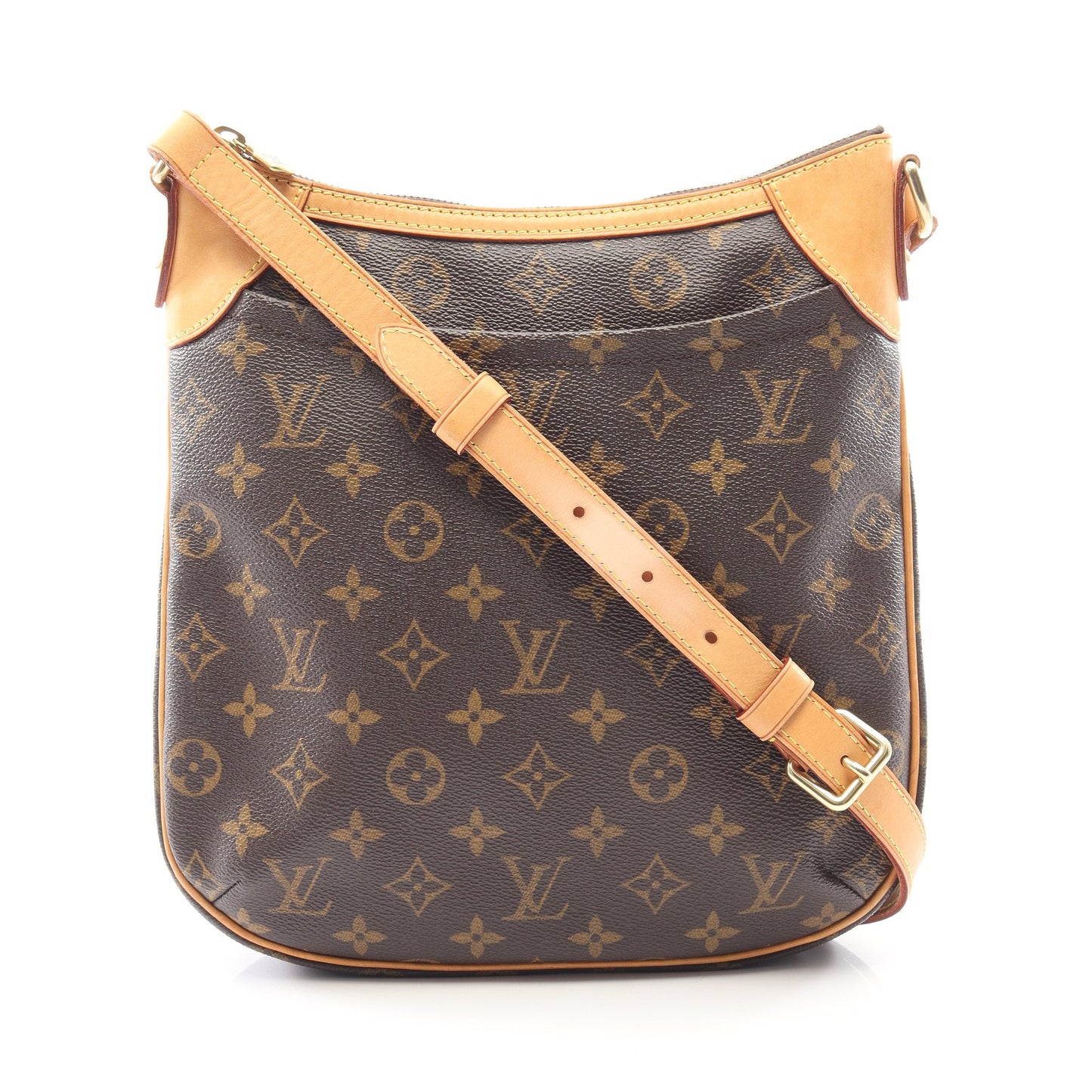 オデオンPM モノグラム ショルダーバッグ PVC レザー ブラウン ルイヴィトン バッグ LOUIS VUITTON