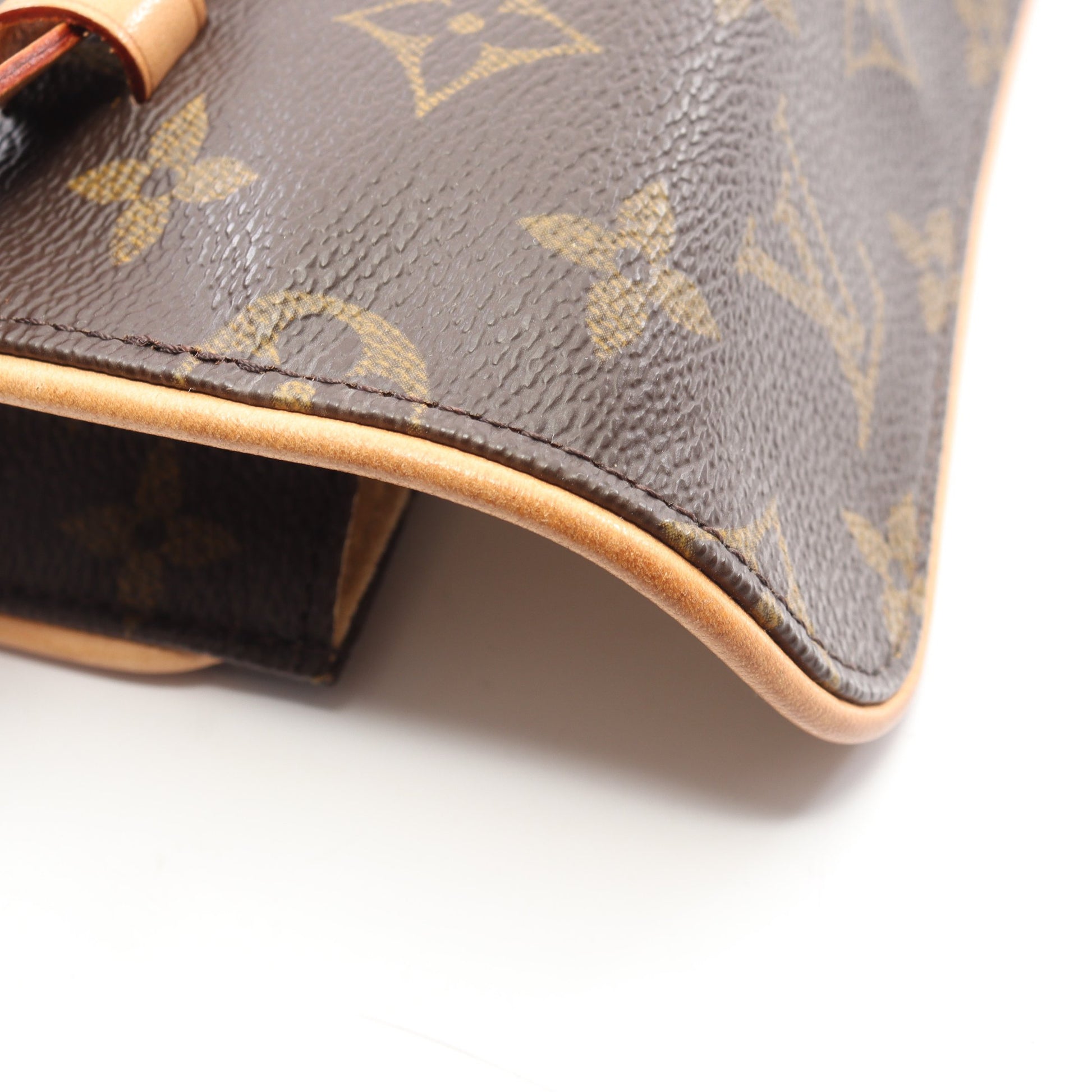 ポシェットフロランティーヌ モノグラム ボディバッグ ウエストバッグ PVC レザー ブラウン ルイヴィトン バッグ LOUIS VUITTON