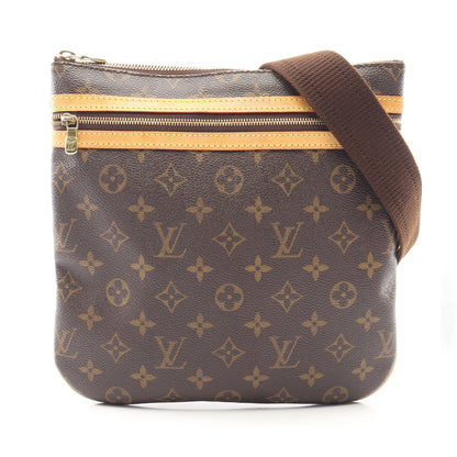 ポシェットボスフォール モノグラム ショルダーバッグ PVC レザー ブラウン ルイヴィトン バッグ LOUIS VUITTON