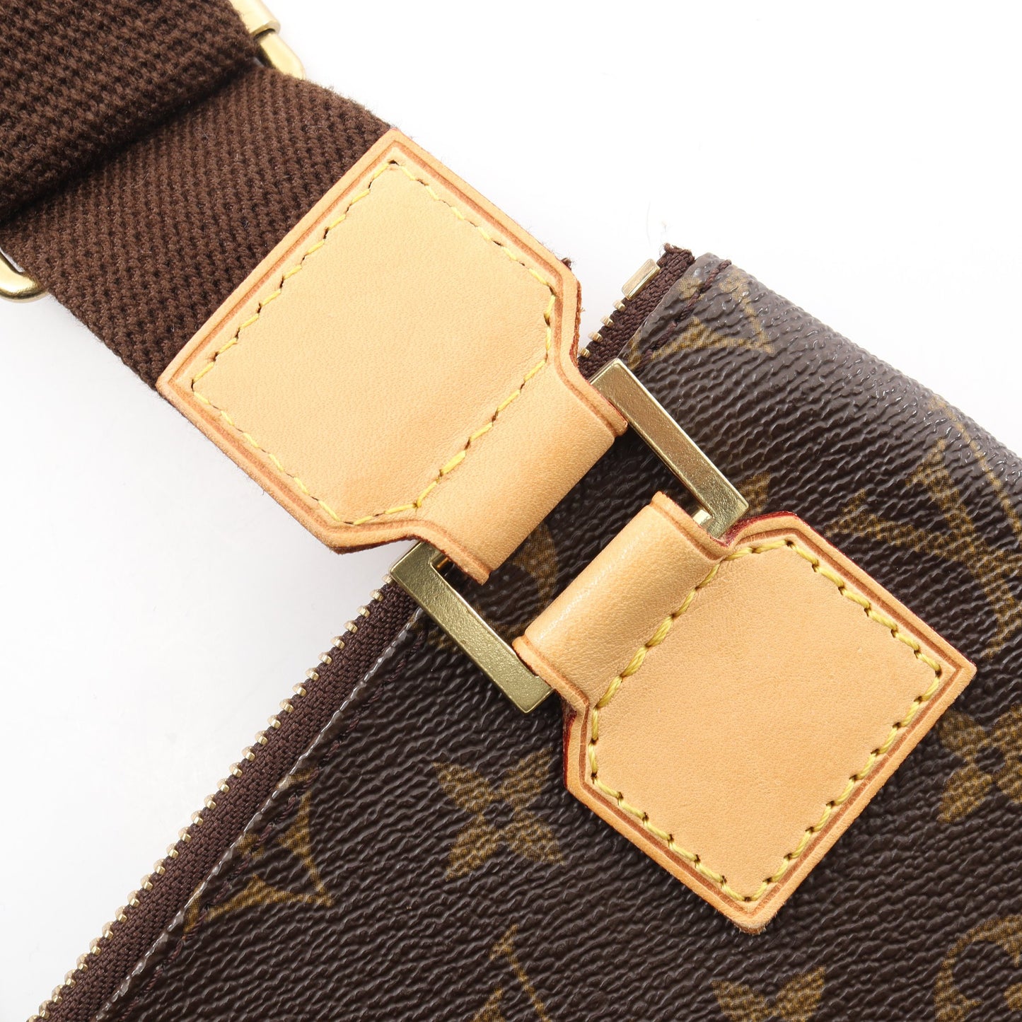 ポシェットボスフォール モノグラム ショルダーバッグ PVC レザー ブラウン ルイヴィトン バッグ LOUIS VUITTON