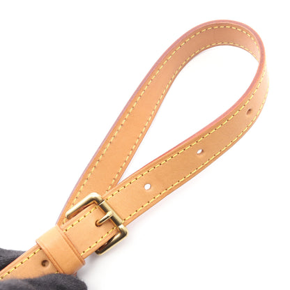 ミュゼットサルサ ショートストラップ モノグラム ショルダーバッグ PVC レザー ブラウン ルイヴィトン バッグ LOUIS VUITTON