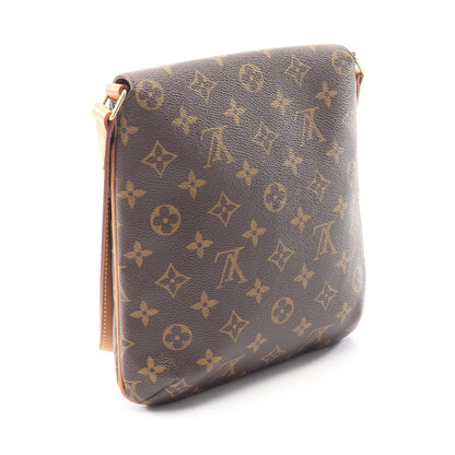 ミュゼットサルサ ショートストラップ モノグラム ショルダーバッグ PVC レザー ブラウン ルイヴィトン バッグ LOUIS VUITTON