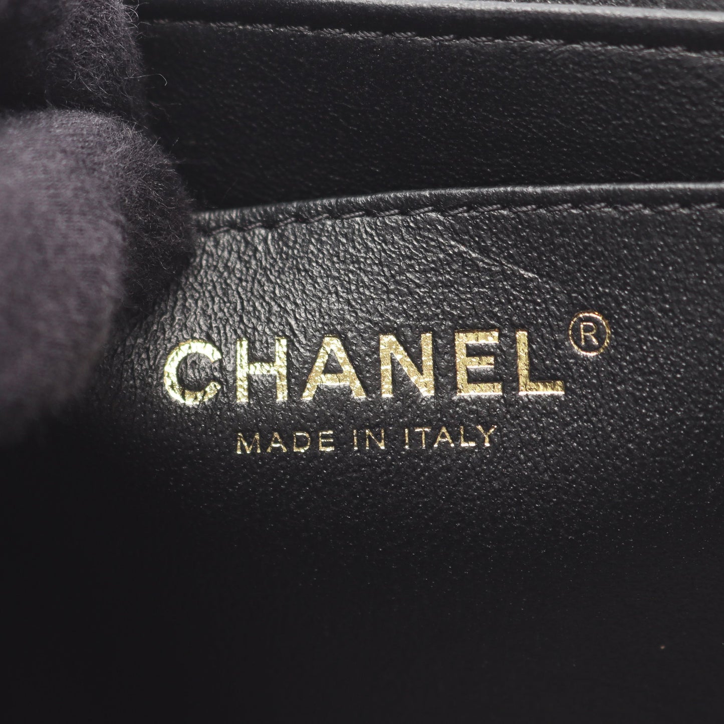 トレンディCC バニティバッグ チェーンショルダーバッグ ラムスキン ブラック ゴールド金具 シャネル バッグ CHANEL
