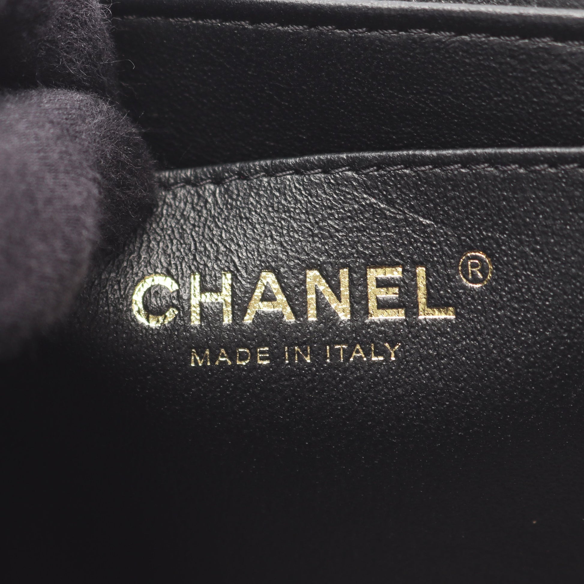 トレンディCC バニティバッグ チェーンショルダーバッグ ラムスキン ブラック ゴールド金具 シャネル バッグ CHANEL