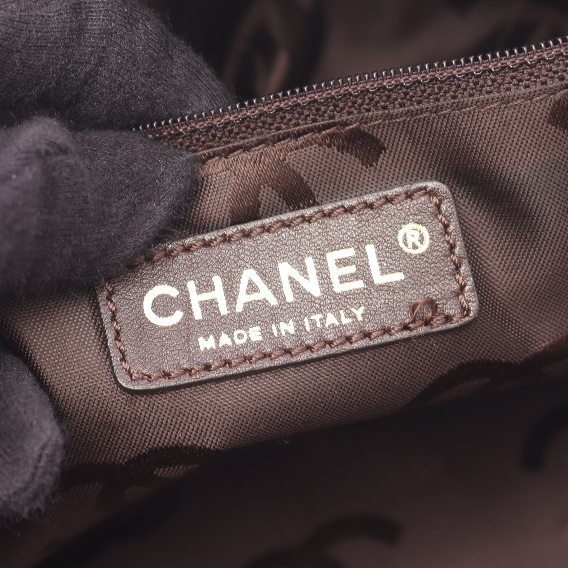 ウルトラステッチ ハンドバッグ ミニボストンバッグ レザー ダークブラウン ゴールド金具 シャネル バッグ CHANEL