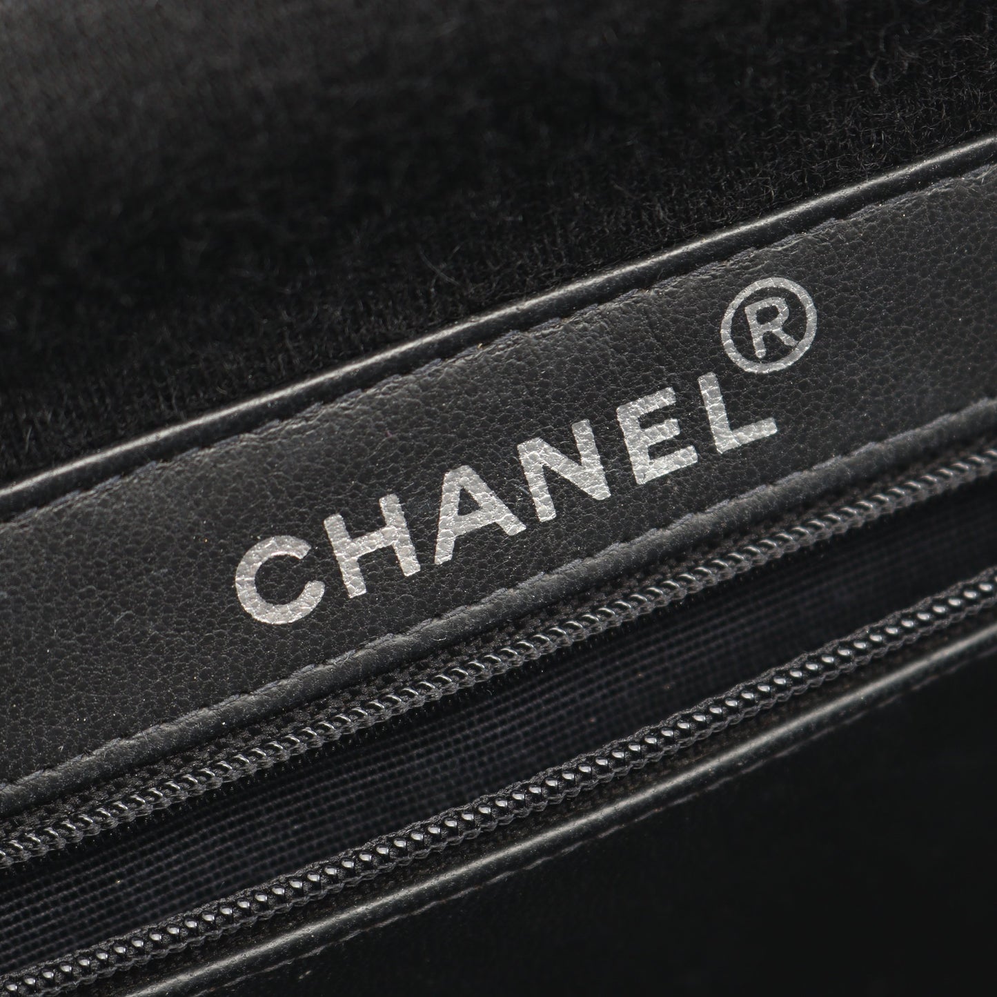 マトラッセ Wフェイス ハンドバッグ コットン ブラック シルバー金具 シャネル バッグ CHANEL