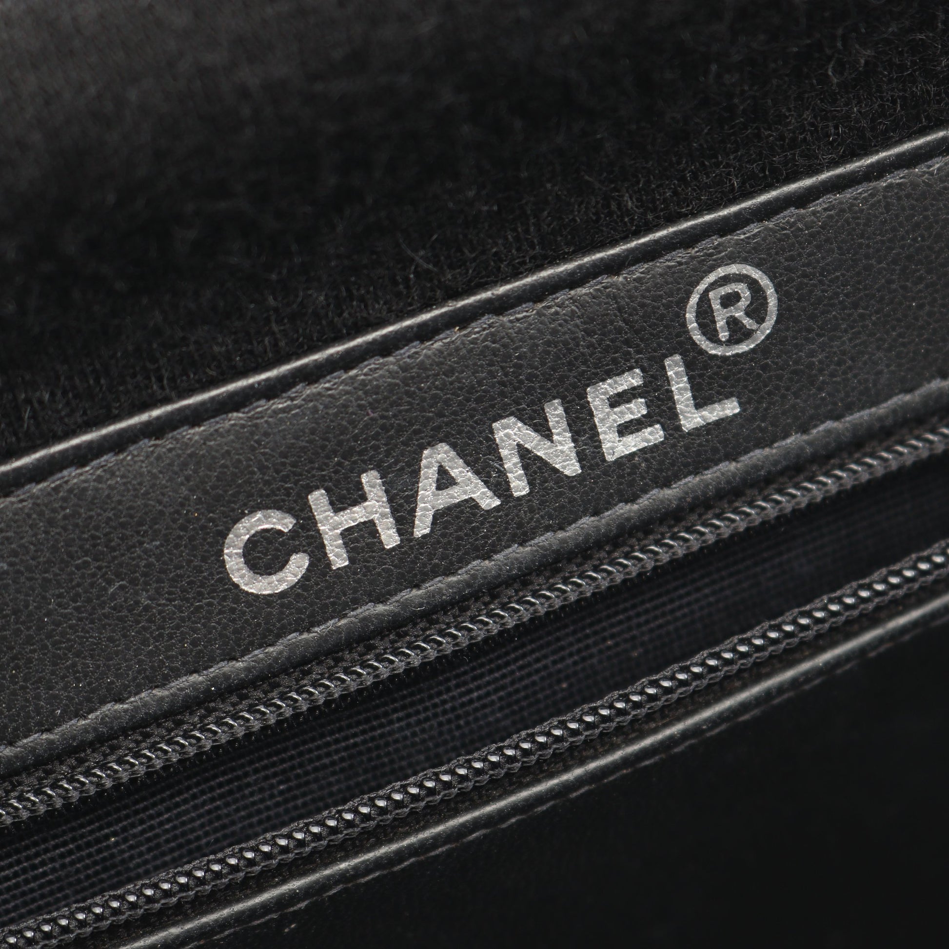 マトラッセ Wフェイス ハンドバッグ コットン ブラック シルバー金具 シャネル バッグ CHANEL