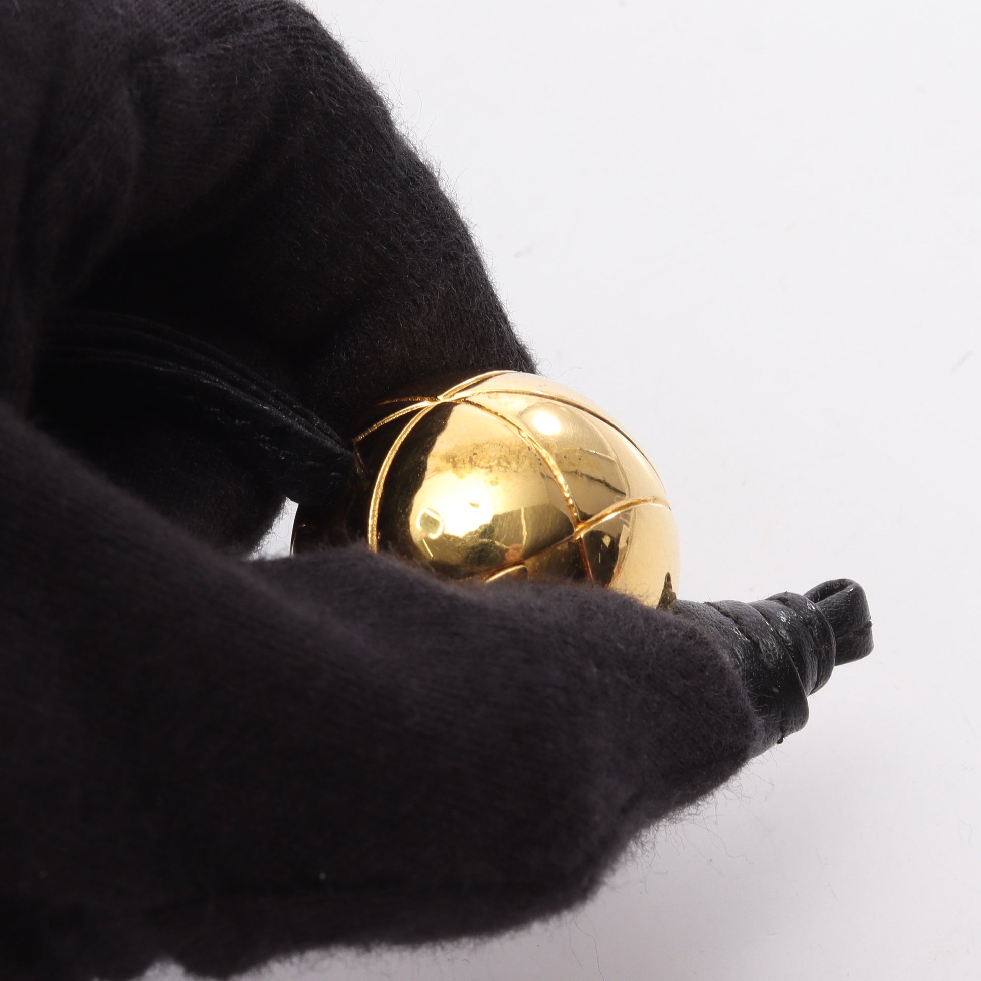 トリプルココマーク チェーンショルダーバッグ チェーントートバッグ キャビアスキン ブラック ゴールド金具 シャネル バッグ CHANEL