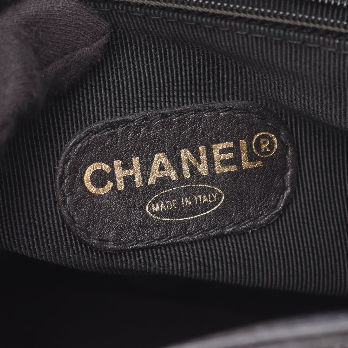 トリプルココマーク バックパック リュックサック キャビアスキン ブラック ゴールド金具 シャネル バッグ CHANEL