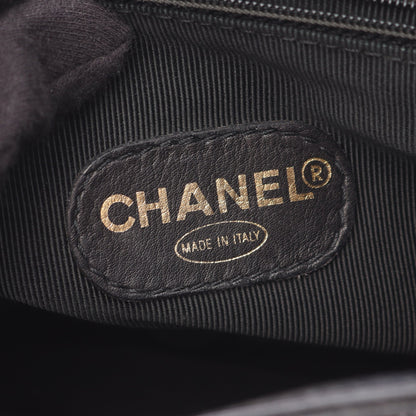 トリプルココマーク バックパック リュックサック キャビアスキン ブラック ゴールド金具 シャネル バッグ CHANEL