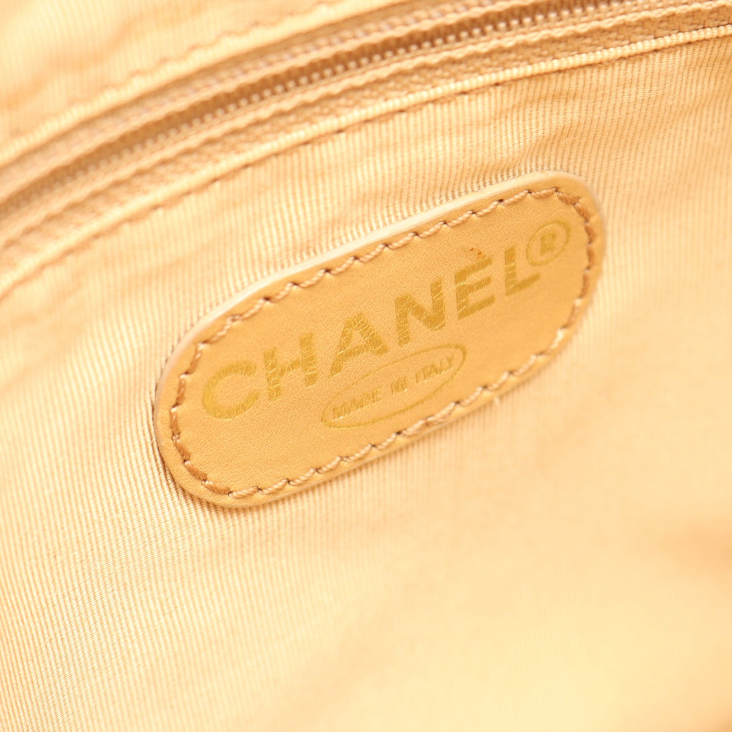ココマーク ショルダーバッグ トートバッグ ラムスキン ベージュ ゴールド金具 シャネル バッグ CHANEL