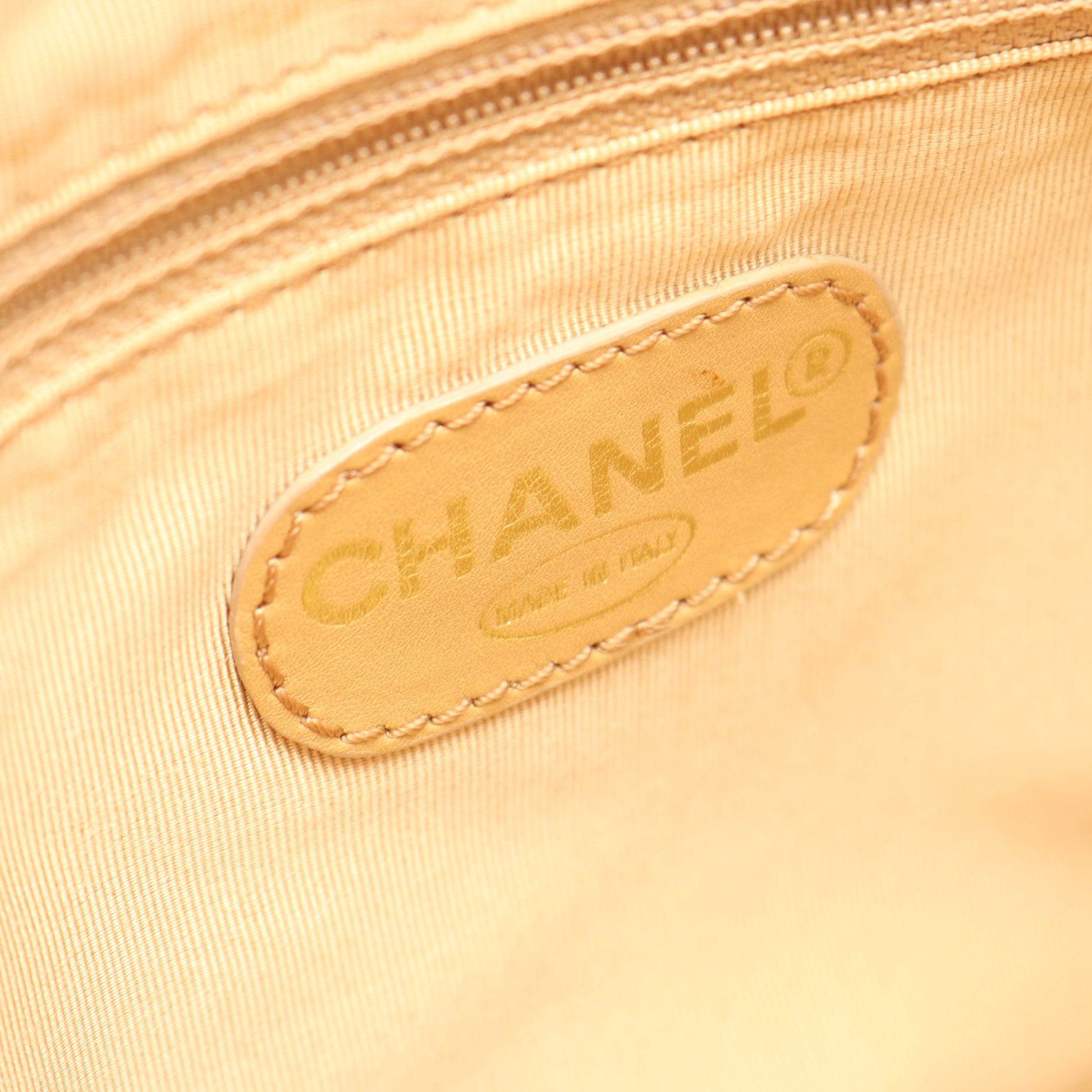ココマーク ショルダーバッグ トートバッグ ラムスキン ベージュ ゴールド金具 シャネル バッグ CHANEL