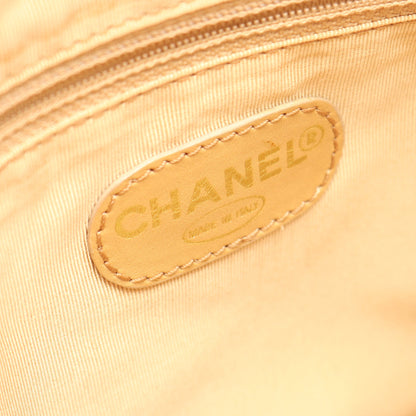 ココマーク ショルダーバッグ トートバッグ ラムスキン ベージュ ゴールド金具 シャネル バッグ CHANEL