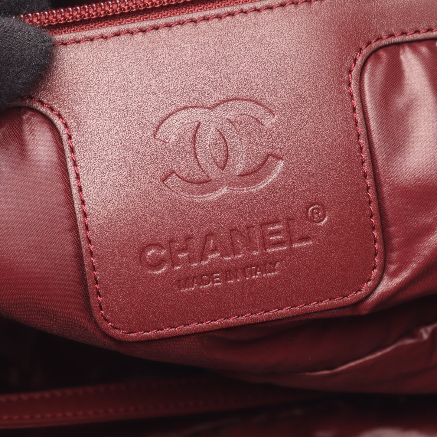 コココクーンMM ハンドバッグ トートバッグ ナイロン レザー ブラック シルバー金具 シャネル バッグ CHANEL