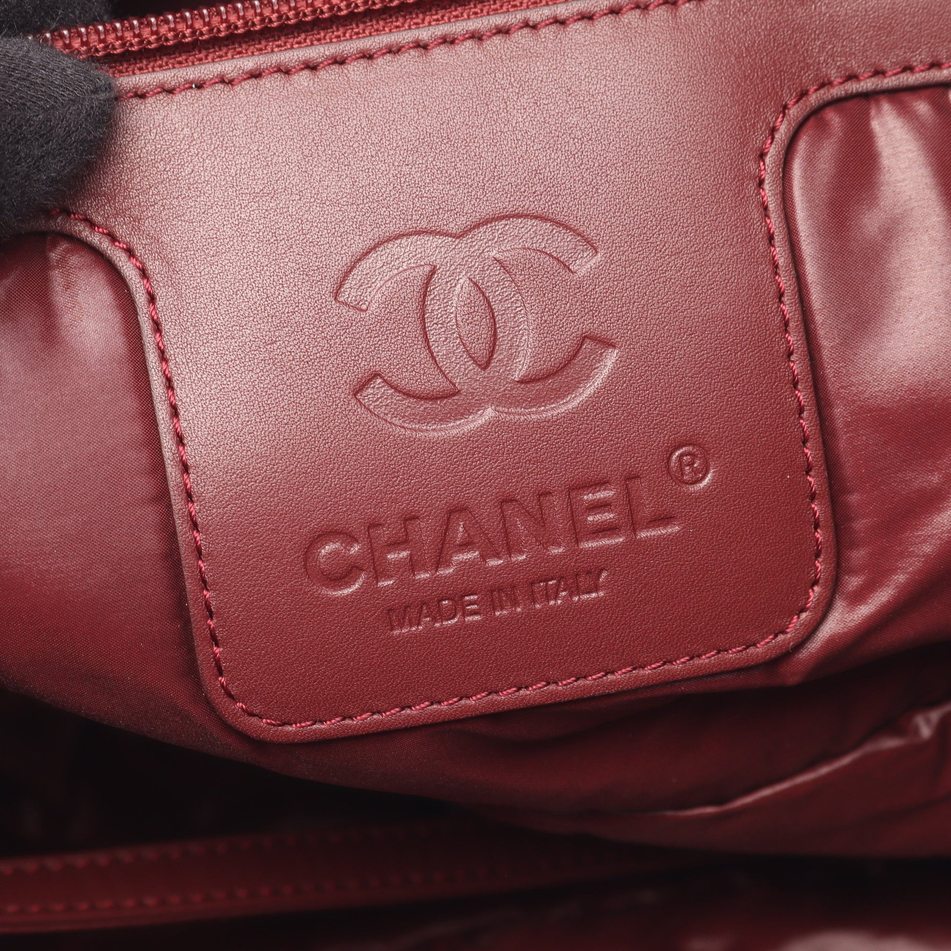 コココクーンMM ハンドバッグ トートバッグ ナイロン レザー ブラック シルバー金具 シャネル バッグ CHANEL