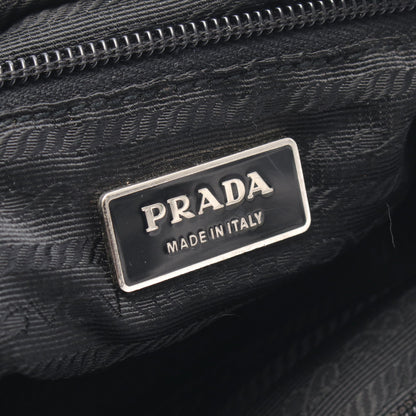 ショルダーバッグ ナイロン レザー ブラック プラダ バッグ PRADA