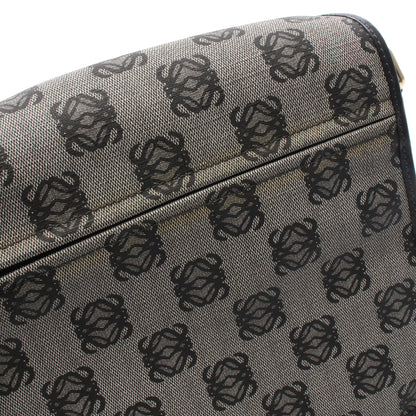 アナグラム ショルダーバッグ PVC レザー グレー ブラック ロエベ バッグ LOEWE