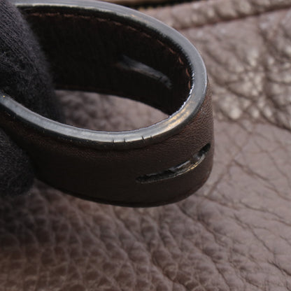 ヘリテージ ショルダーバッグ レザー ダークブラウン ロエベ バッグ LOEWE
