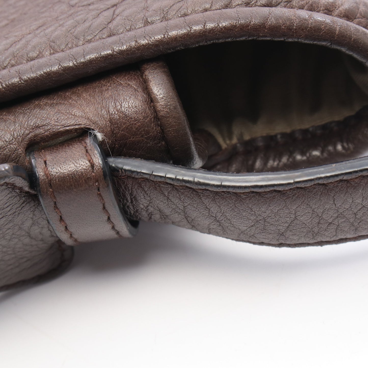 ヘリテージ ショルダーバッグ レザー ダークブラウン ロエベ バッグ LOEWE