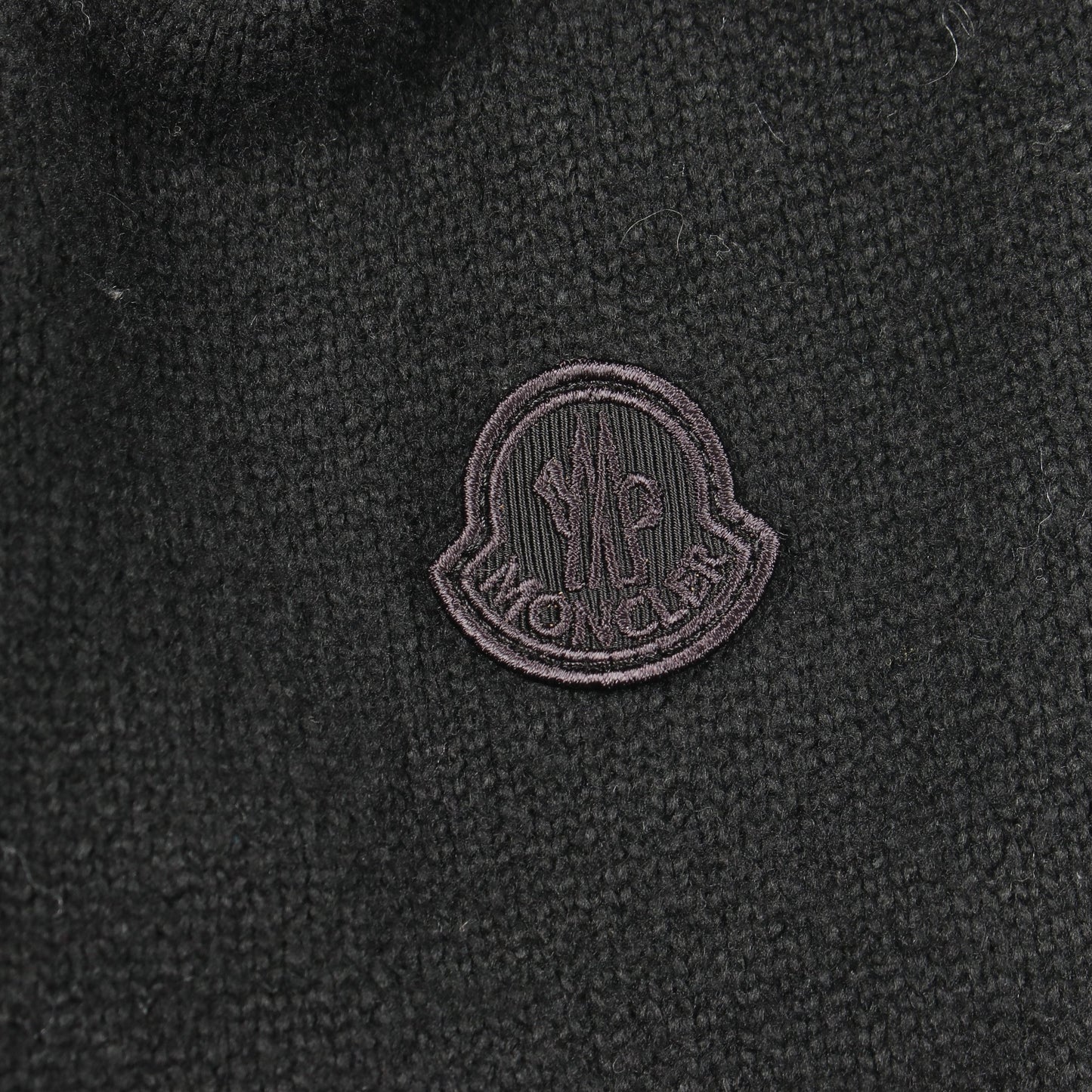 ニット切替 ダウンジャケット ナイロン ウール ブラック モンクレール アウター MONCLER