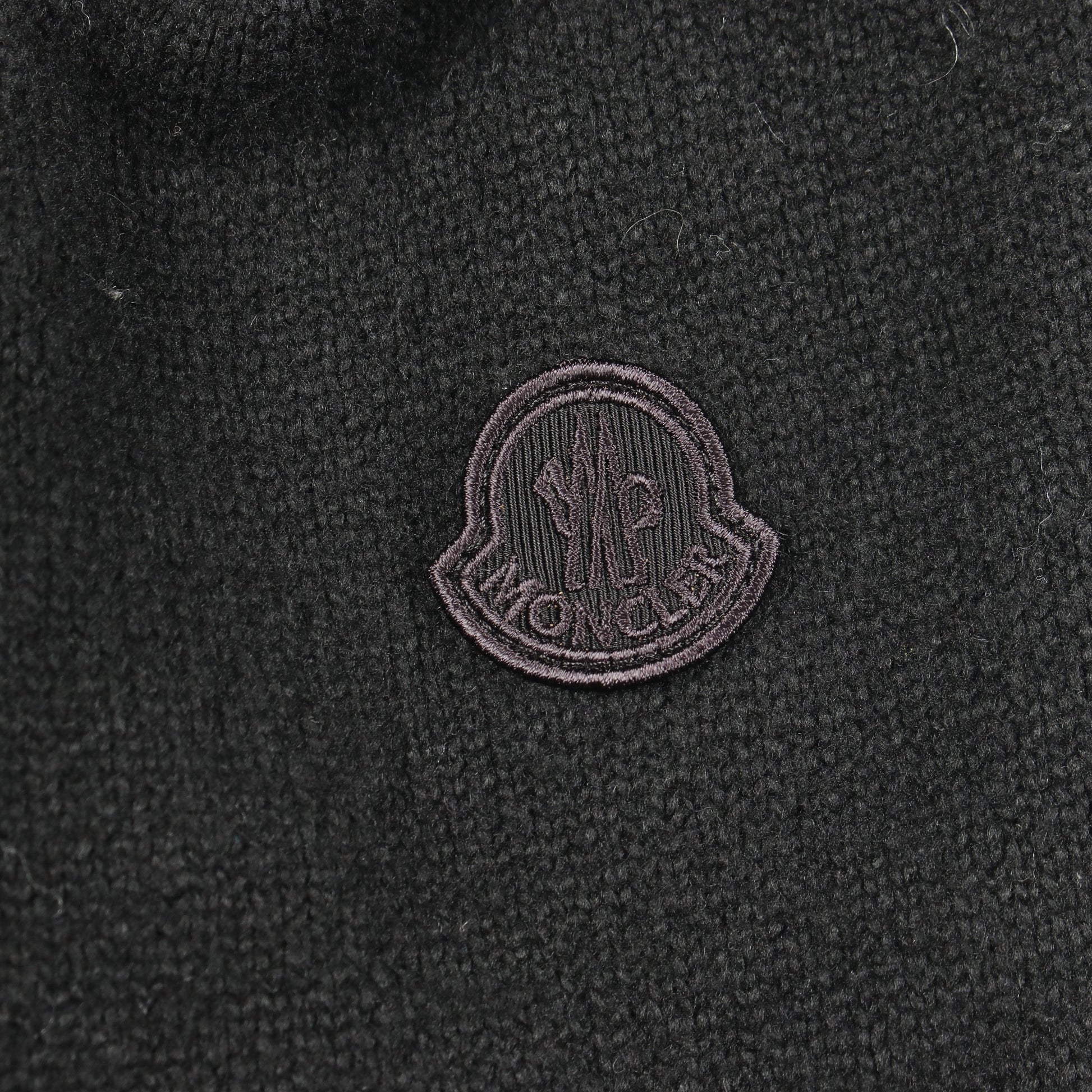 ニット切替 ダウンジャケット ナイロン ウール ブラック モンクレール アウター MONCLER