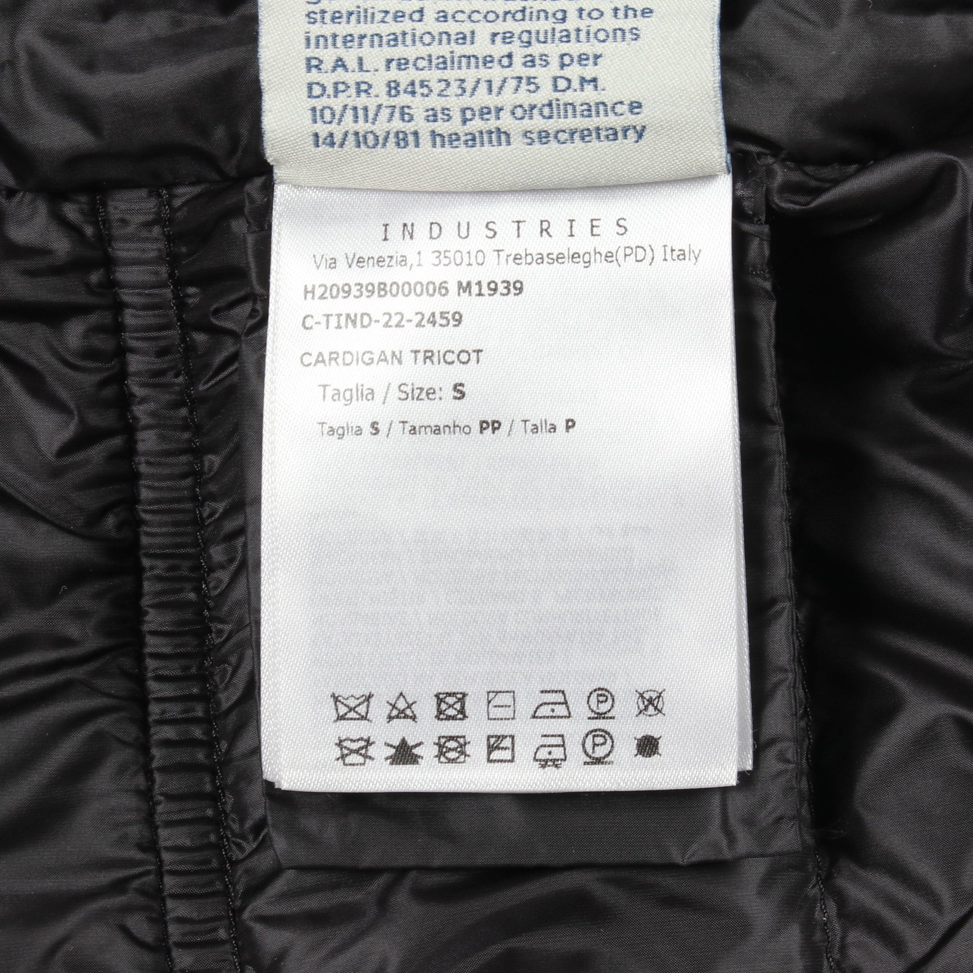 ニット切替 ダウンジャケット ナイロン ウール ブラック モンクレール アウター MONCLER