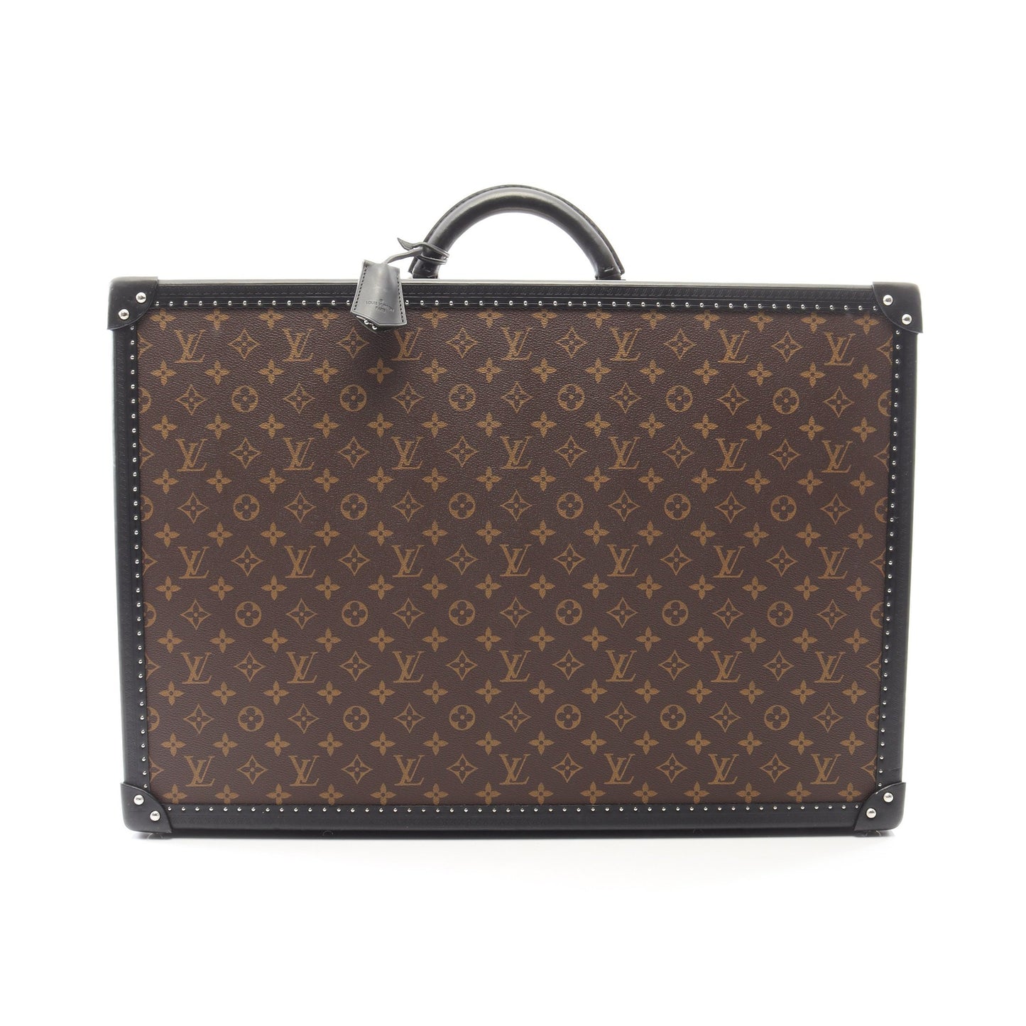 アルゼール60 モノグラムマカサー トランクケース PVC レザー ブラウン ブラック ルイヴィトン バッグ LOUIS VUITTON