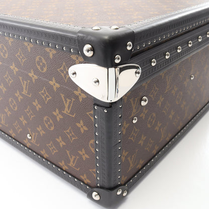 アルゼール60 モノグラムマカサー トランクケース PVC レザー ブラウン ブラック ルイヴィトン バッグ LOUIS VUITTON